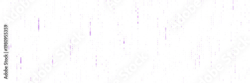Minimalist Purple Digital Rain Background for Cybersecurity and Quantum Computing Data Stream