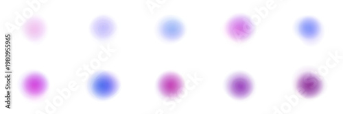 Abstract soft gradient bokeh circles in pink and purple for neurodiversity sensory visual aids
