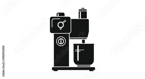 Ointment Mixer Line art vector abstract clean design