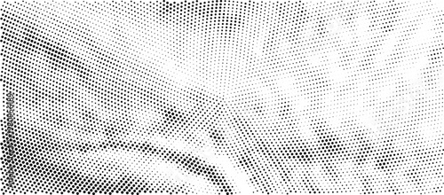 Halftone background pattern. Grain texture polka dots on white background. Dot art speck rough distressed grunge texture banner