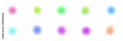 Abstract blurred colorful bokeh dots for sensory integration therapy and neurodiversity visual aids