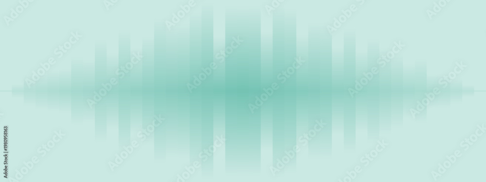 Obraz premium Abstract Teal Sound Wave Visualization for Podcasting and Digital Audio Frequency Background