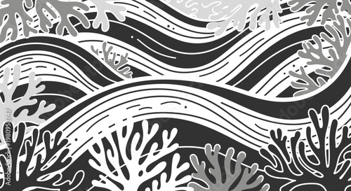 Dynamic and captivating abstract design evoking movement and fluidity. Perfect for modern marketing, creative projects, or adding a unique visual elem