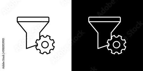 Filter Icon Sheet Black And White