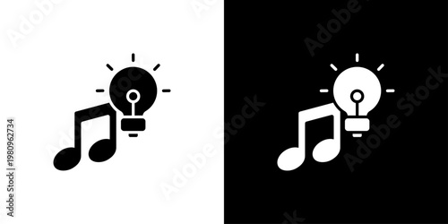 Music Icon Sheet Black And White