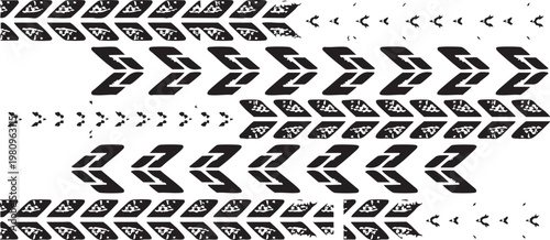 tread grunge tire tread pattern vector surface texture
