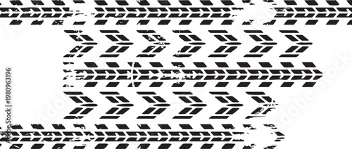 tread tire track texture vector illustration repeat motif