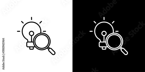 Search Icon Sheet Black And White