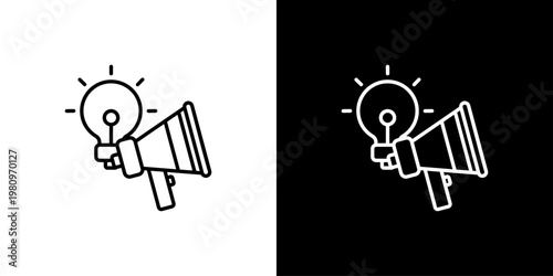 Marketing Icon Sheet Black And White