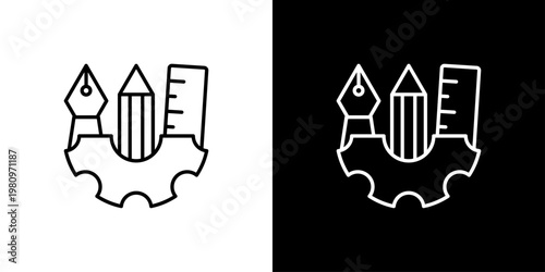 Tools Icon Sheet Black And White
