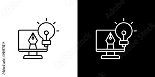 Design Icon Sheet Black And White