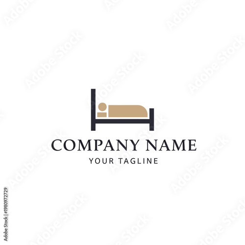 Simple Bed Furniture Design Concept.