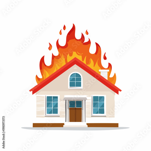 Brenzendes Haus (Gefahrensymbol)