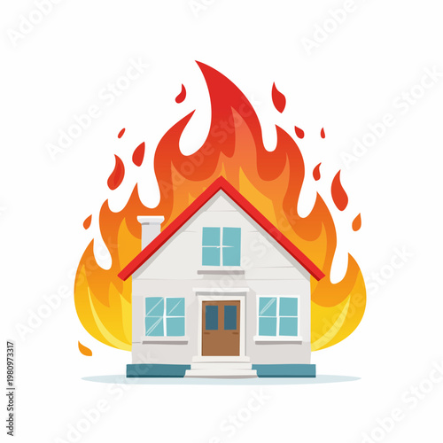 Brenzendes Haus (Gefahrensymbol)