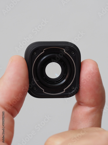 Wide lens mod for action camera.