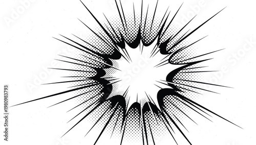 intage Comic Style Explosion