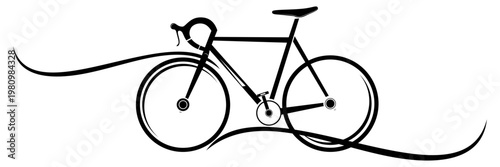 Bicycle vector illustration background for World Bicycle Day