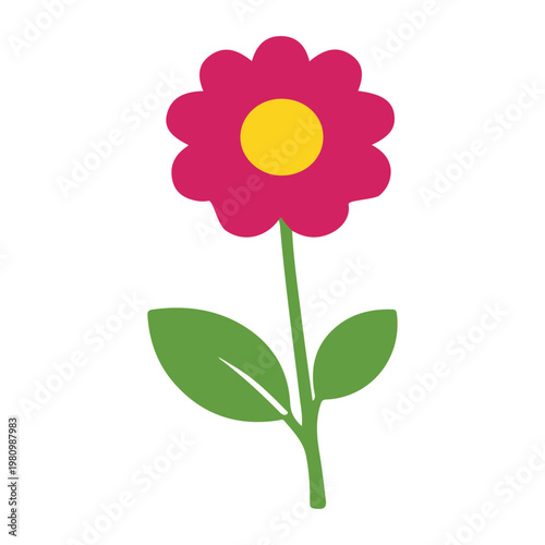 Spring Simple Cartoon Flower Icon