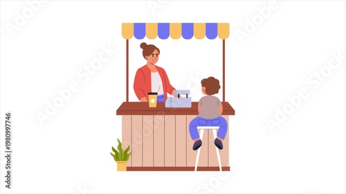 Product Pricing   mp4 animation on white background