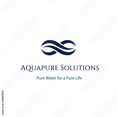 Aquapure Solutions Logo Design Element.