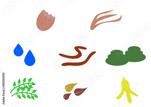 compost raw material using composting method,waste management