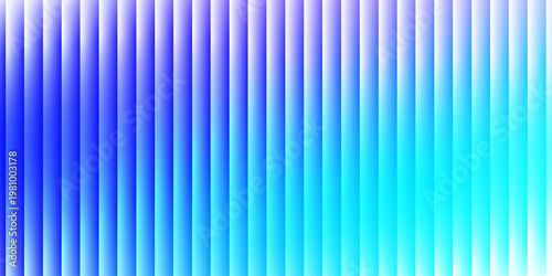 Abstract vertical blue light bar pattern background with glowing cyan center, creating a vibrant digital sound wave or equalizer effect, isolated on