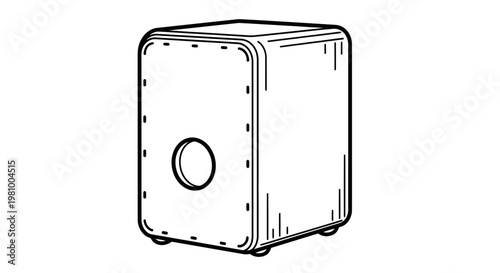 Safe box with round door handle