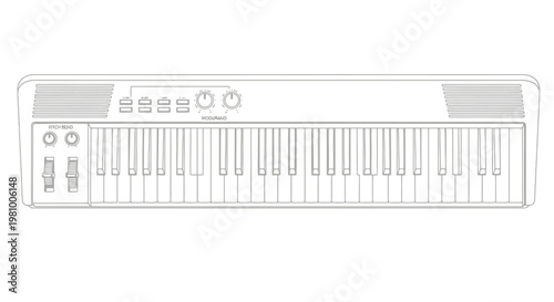 Electronic keyboard instrument for music production and composition