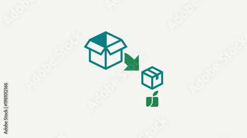 Unpacking and Receiving a Delivery in Eco-Friendly Packaging