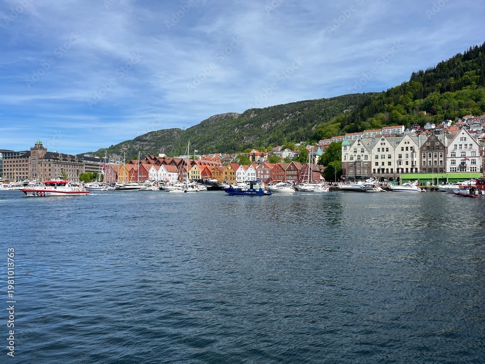Obraz premium scenery in Bergen, Norway, Nordic Countries