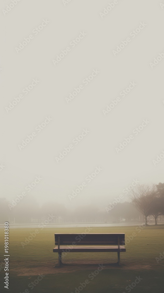 Fototapeta premium City park outdoors nature bench.