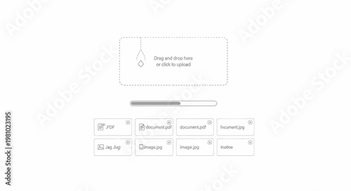 Loading animation, progress bar, vector graphics, UI elements, icons
