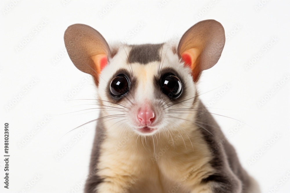 Fototapeta premium Sugar glider looking confused wildlife animal mammal.