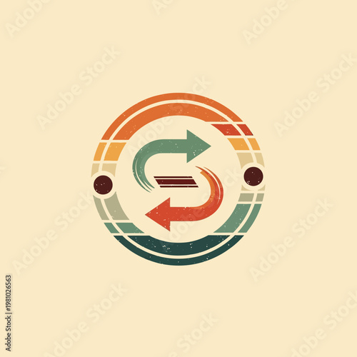 Elegant Gold Monogram GF Logo on Dark Green Textured Background