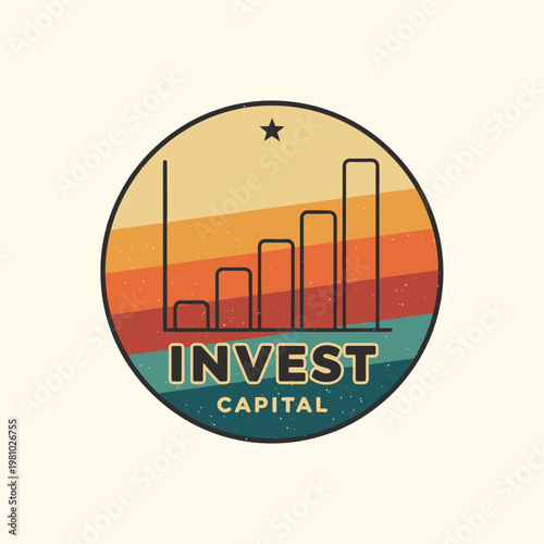 Elegant Gold Monogram GF Logo on Dark Green Textured Background