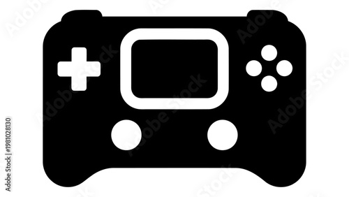 Handheld gaming console device icon