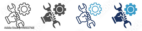 maintenance multi purpose icon set