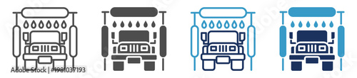 car wash multi purpose icon set