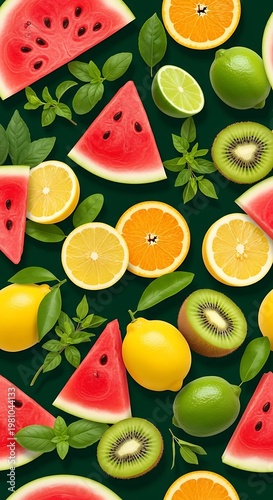 Colorful Fruit Assortment.