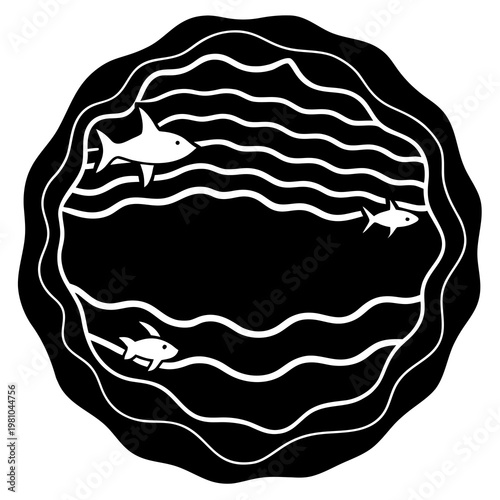 hand drawn illustration of an apple