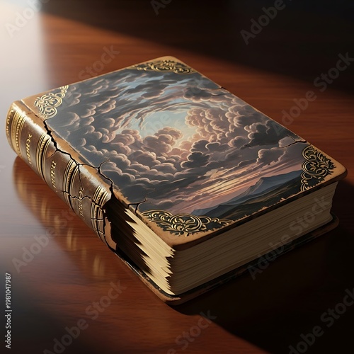 Book with Cloudy Sky.