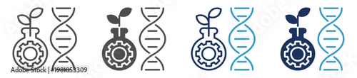 biological multi purpose icon set