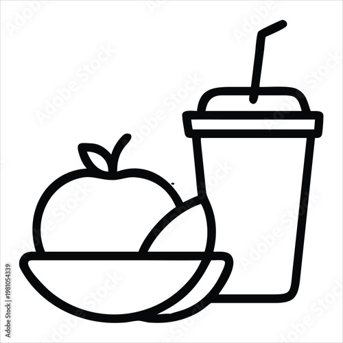 Vector illustration of a cup of tea beverage food and drink icon design