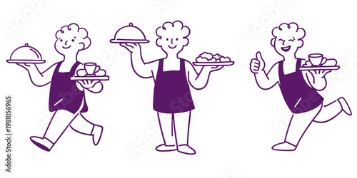 Hand drawn coffee cup mascot illustration, funny cartoon character logo design, cafe branding, barista shop, espresso mug, advertising poster, sticker, print template concept