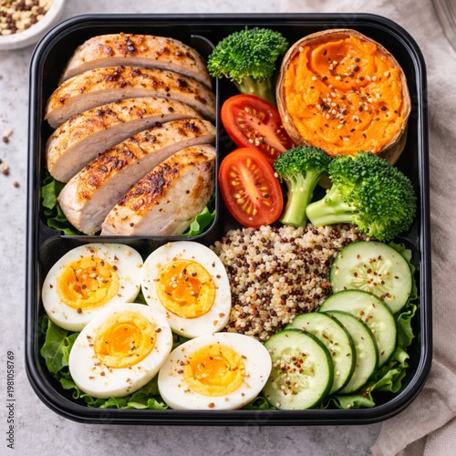 grilled chicken breast with vegetables