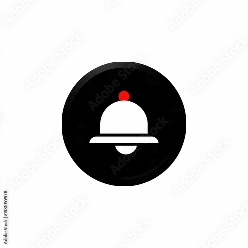 Notification Bell Icon Alert Reminder Symbol Generative AI