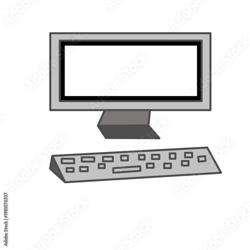 desktop pc electronic gadget online office equipment work