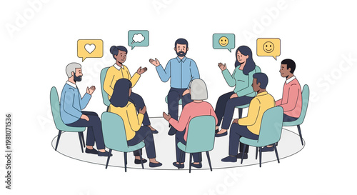 A professional team of business people sitting at an office table collaborate on a laptop during a meeting for a presentation on teamwork and technology
