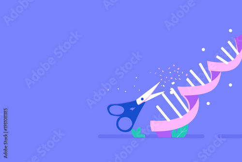 CRISPR DNA Editing with Molecular Scissors and Data Stream
