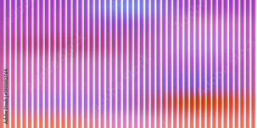 Abstract vertical pixelated gradient with warm and cool color bands